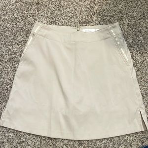 Lady Hagen Khaki Athletic Skirt